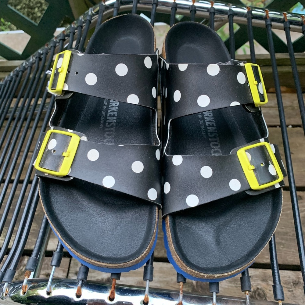 COPY - Birkenstock polka dots special edition slippers